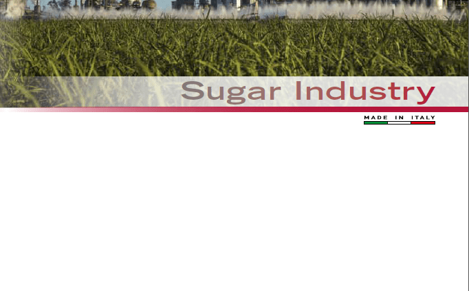 Sugar industry brochure