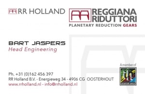 Visitekaartje RRholland 2020 Bart Jaspers